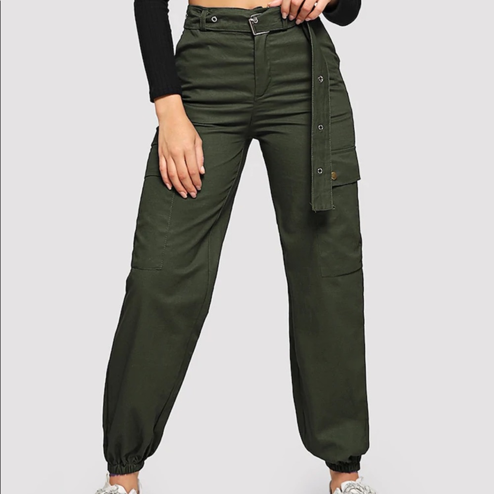 Army green utility pants